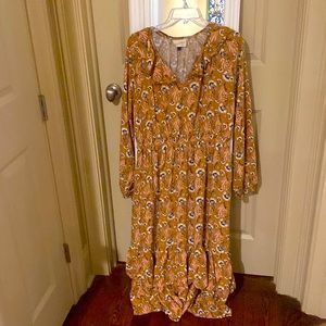 Universal Thread Ruffle Maxi, Sz L